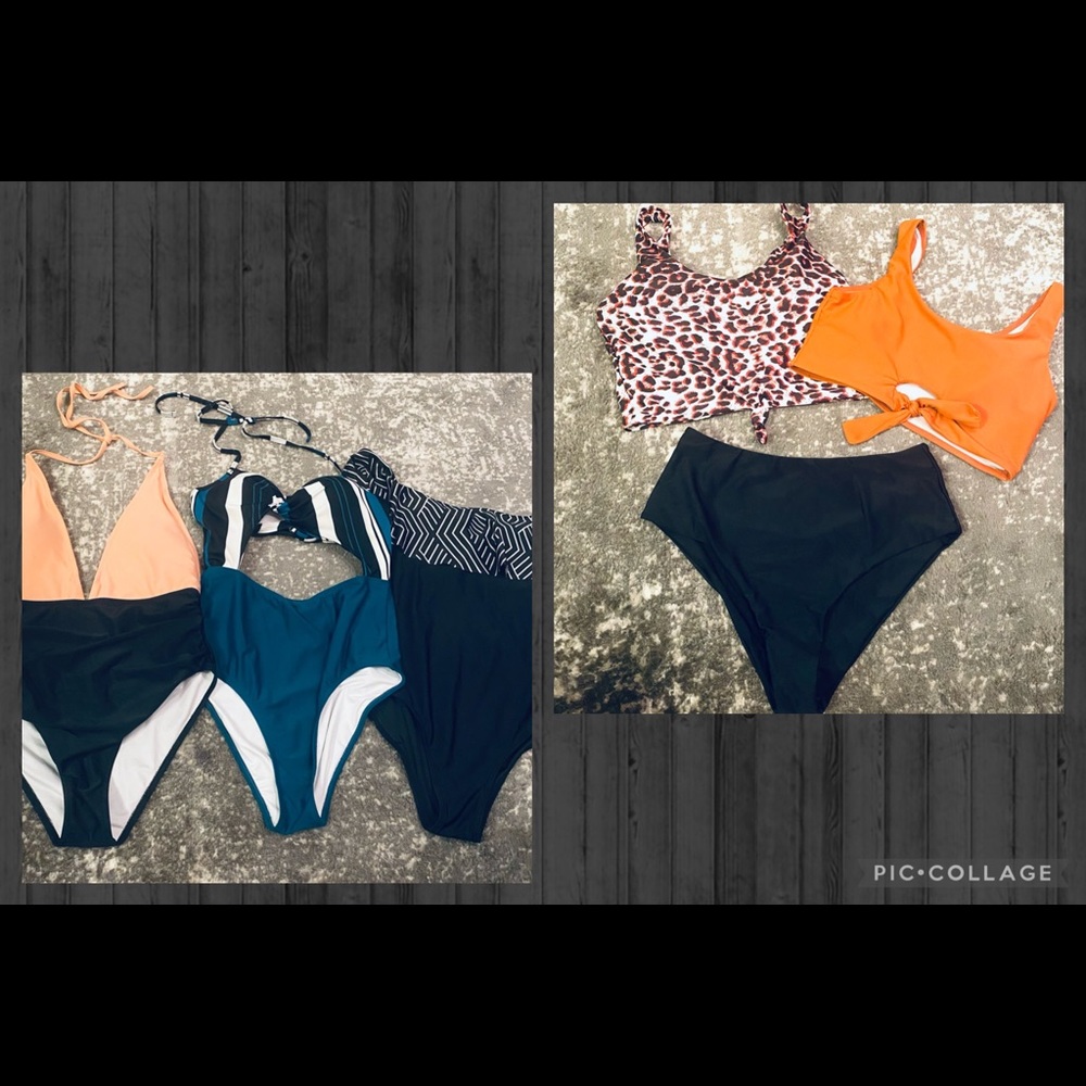 BUNDLE of Shein and Cupshe swimsuits